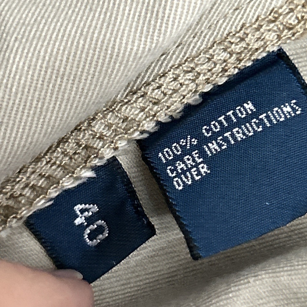 Vintage Polo Ralph Lauren Classic Polo 67 Chino Cargo Shorts Distressed Khaki 38 - Picture 4 of 5